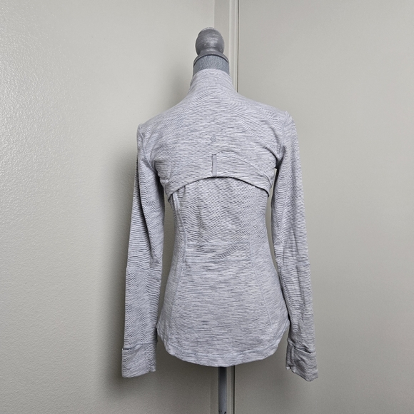 Lululemon Define Jacket, Wee Are From Space in Ice Grey Alpine White Size 8 - Picture 4 of 16